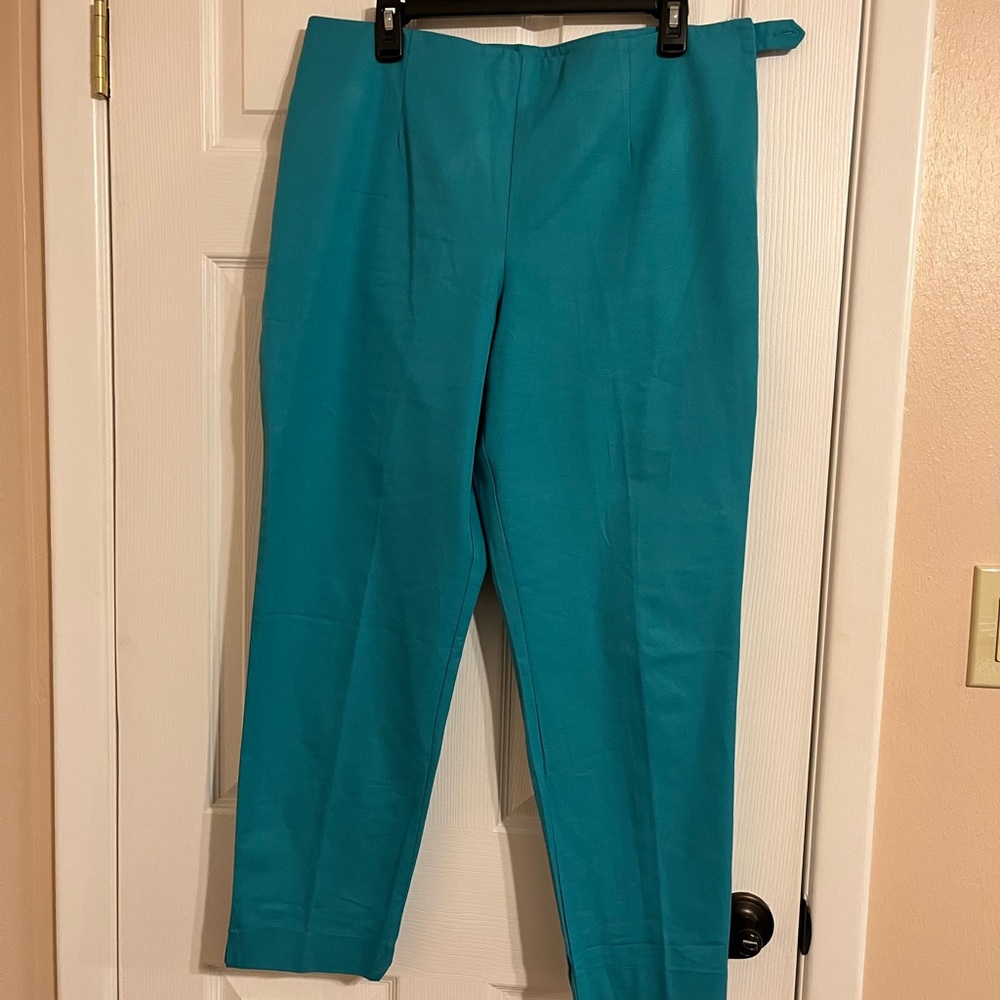 Boston Proper. Teal pants NWOT. Inseam 28